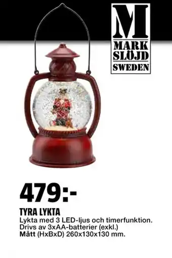 Bauhaus Tyra Lykta erbjuda