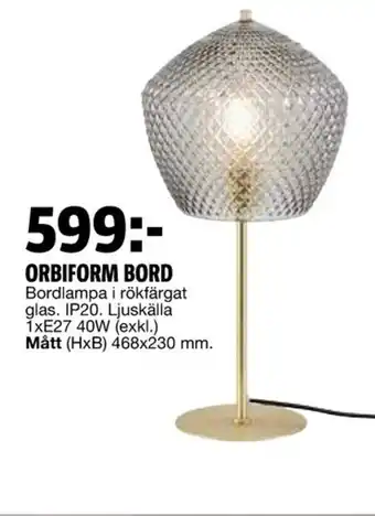 Bauhaus Orbiform Bord erbjuda