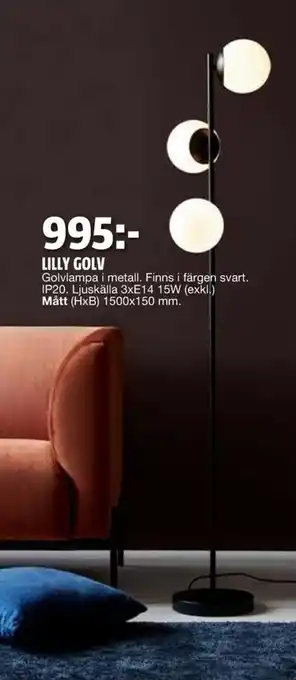 Nordlux Lilly Golv 1500x150 mm