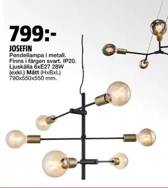 Bauhaus Nordlux Josefin erbjuda