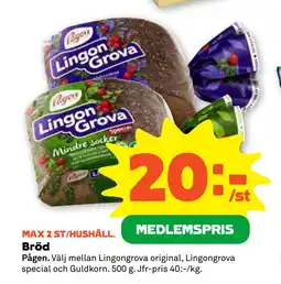 Stora Coop Bröd erbjuda