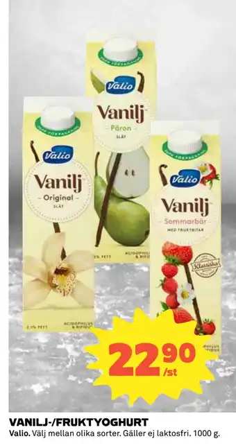 Coop VANILJ-/FRUKTYOGHURT erbjuda