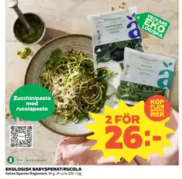 Coop EKOLOGISK BABYSPENAT/RUCOLA erbjuda