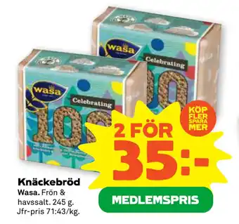 Stora Coop Knäckebröd erbjuda