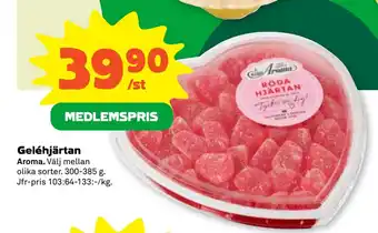 Stora Coop Geléhjärtan erbjuda