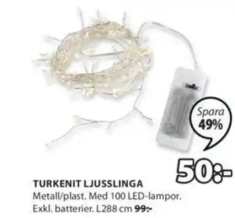 Turkenit Ljusslinga L288 cm