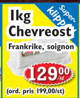 T-jarlen 1kg Chevreost erbjuda