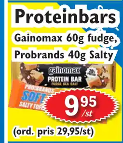 T-jarlen Proteinbars erbjuda