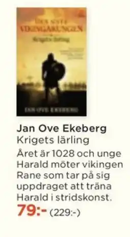 Akademibokhandeln Jan Ove Ekeberg Krigets lärling erbjuda