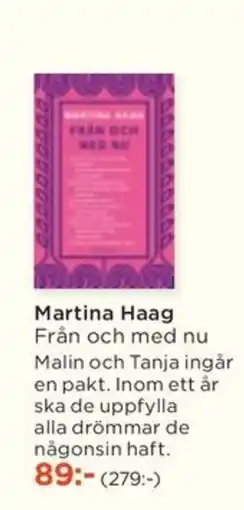 Akademibokhandeln Martina Haag erbjuda