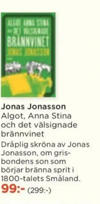 Akademibokhandeln Jonas Jonasson erbjuda