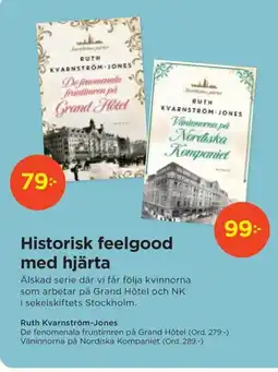 Akademibokhandeln Historisk feelgood erbjuda