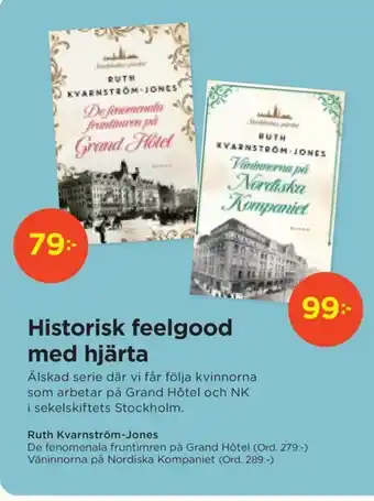 Akademibokhandeln Historisk feelgood erbjuda