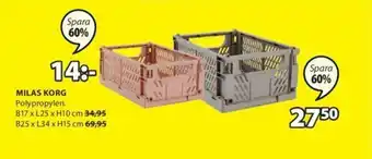 JYSK Milas Korg B17 x L25 x H10 cm erbjuda