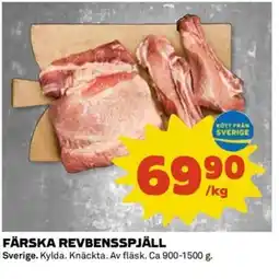 Coop Daglivs Färska revbensspjäll erbjuda