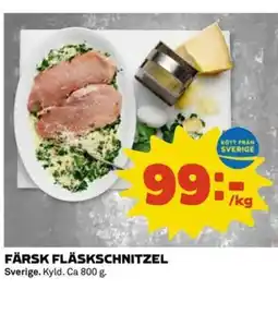 Coop Daglivs Färsk fläskschnitzel erbjuda