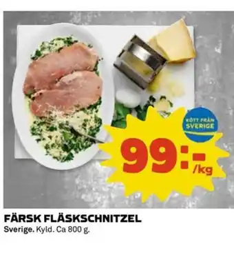 Coop Daglivs Färsk fläskschnitzel erbjuda