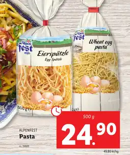 Lidl Pasta erbjuda