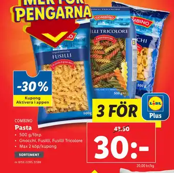 Lidl Pasta erbjuda