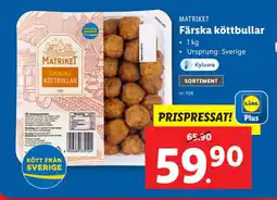 Lidl Färska köttbullar erbjuda