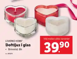 Lidl Doftljus i glas erbjuda