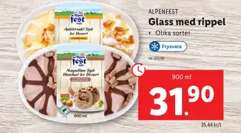 Lidl Glass med rippel erbjuda