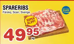 Nya Pulsen SPARERIBS erbjuda