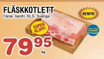 Nya Pulsen FLÄSKKOTLETT erbjuda