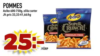 Nya Pulsen POMMES erbjuda