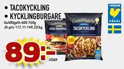 Nya Pulsen TACOKYCKLING • KYCKLINGBURGARE erbjuda