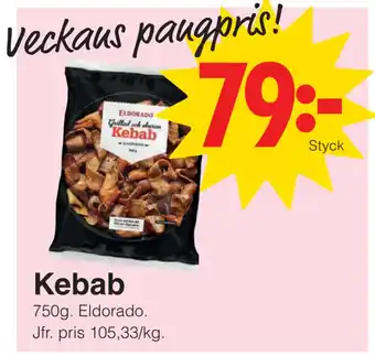 Matöppet Kebab erbjuda