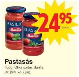 Matöppet Pastasås erbjuda