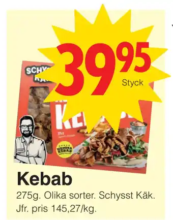 Matöppet Kebab erbjuda