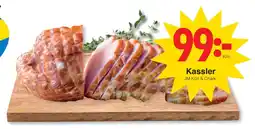 Matöppet Kassler erbjuda