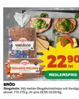 Coop Daglivs BRÖD erbjuda