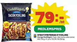 Coop Daglivs Stekt/friterad kyckling erbjuda