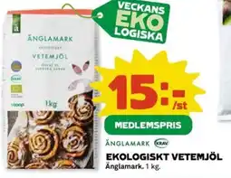 Coop Daglivs Ekologiskt vetemjöl erbjuda