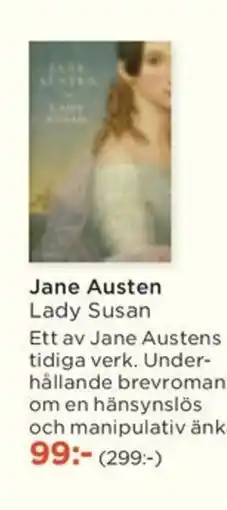 Akademibokhandeln Jane Austen Lady Susan erbjuda