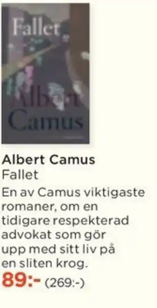 Akademibokhandeln Albert Camus erbjuda