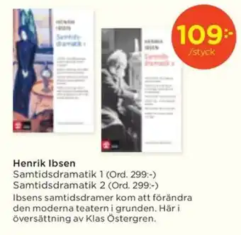 Akademibokhandeln Henrik Ibsen erbjuda