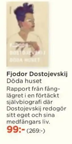 Akademibokhandeln Fjodor Dostojevskij Döda huset erbjuda