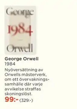 Akademibokhandeln George Orwell 1984 erbjuda