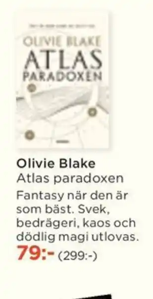 Akademibokhandeln Olivie Blake erbjuda