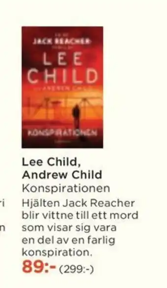 Akademibokhandeln Lee Child, Andrew Child Konspirationen erbjuda