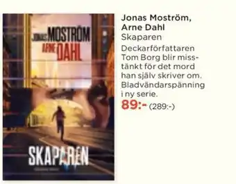 Akademibokhandeln Jonas Moström, Arne Dahl Skaparen erbjuda