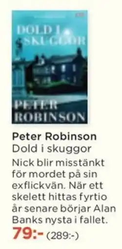 Akademibokhandeln Peter robinson erbjuda