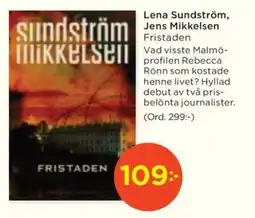 Akademibokhandeln Lena Sundström, Jens Mikkelsen Fristaden erbjuda