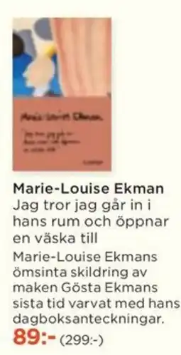 Akademibokhandeln Marie-Louise Ekman erbjuda