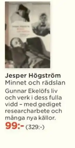 Akademibokhandeln Jesper Högström erbjuda