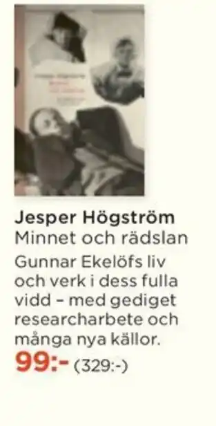 Akademibokhandeln Jesper Högström erbjuda